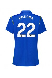 Chelsea Emmanuel Emegha #22 Fotballdrakt Hjemme Klær Dame 2026-27 Korte ermer